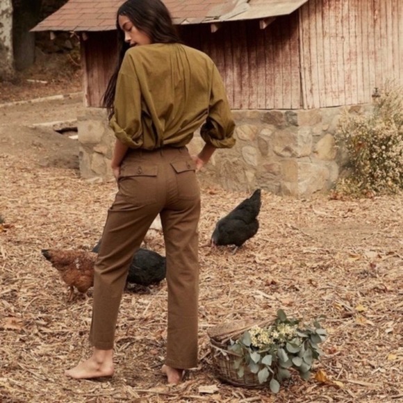 Doen Wilder Pants In Oak 25 NWT - Picture 2 of 8